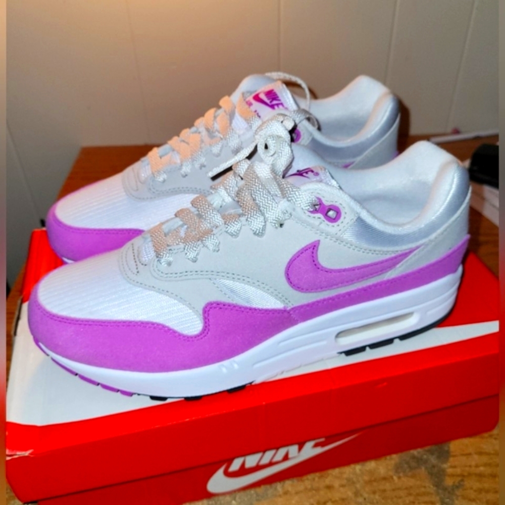 air max 1 women's shoes fuchsia dream size 9.5